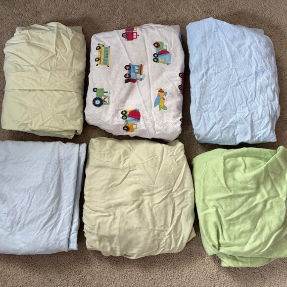 Other - 6- pack fitted crib sheets for crib / toddler bed